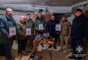 На Херсонщині місцева пожежна команда отримала необхідне спорядження та подяки
