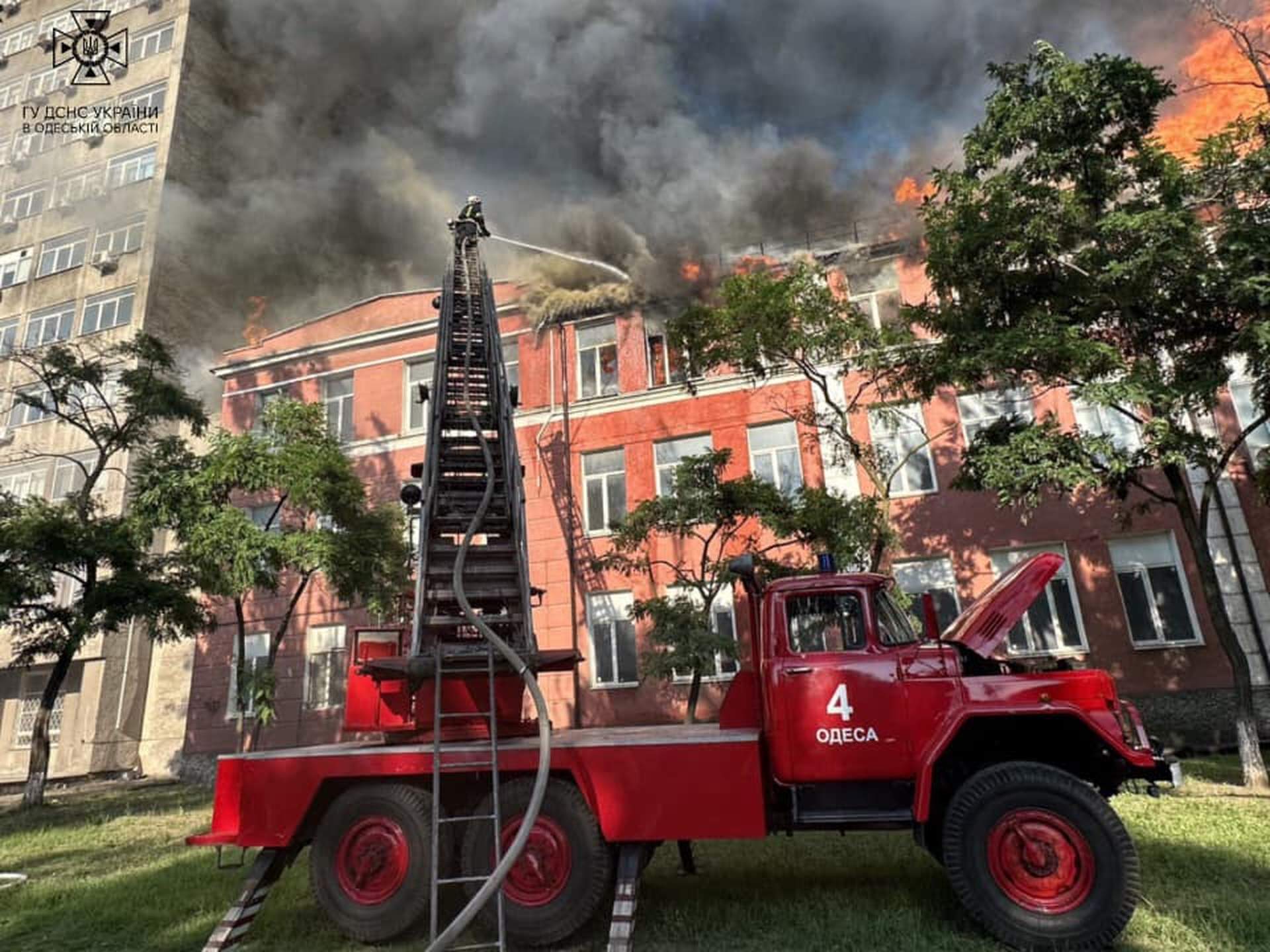 В Одесі горів завод