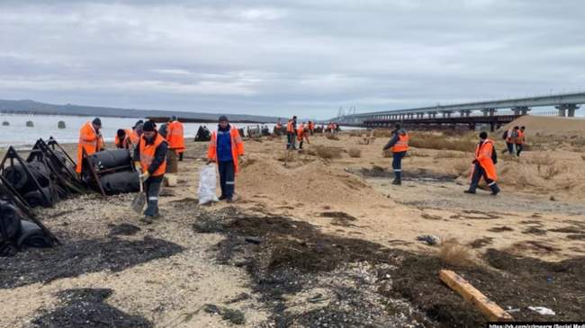 Наслідки екокатастрофи у Криму. ФОТО: ua.krymr.com