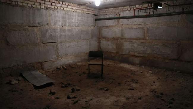 Torture chamber in Kharkiv region. PHOTO: Getty Images