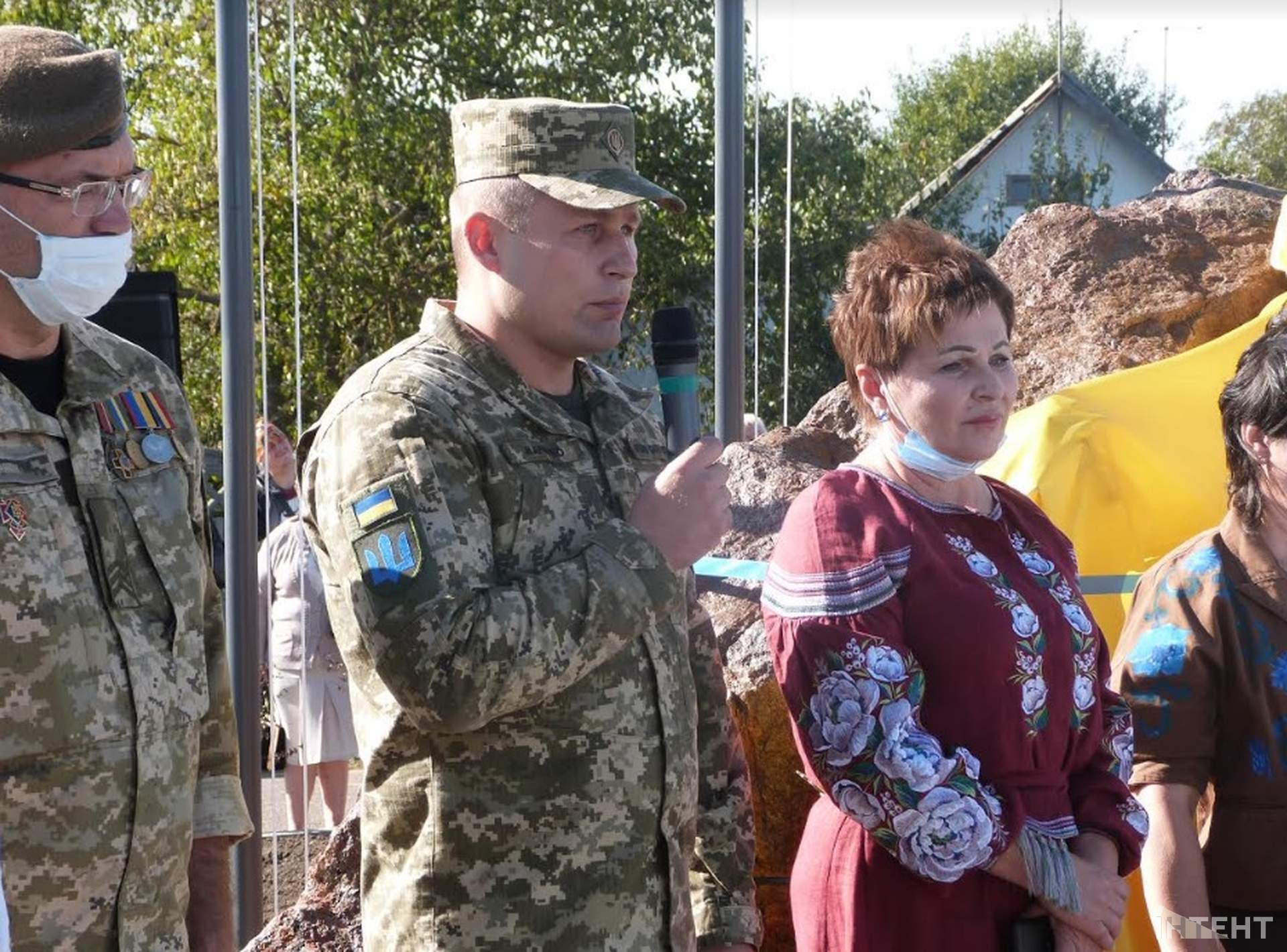 У Доброславі відкрили пам`ятний знак Героям 28 бригади