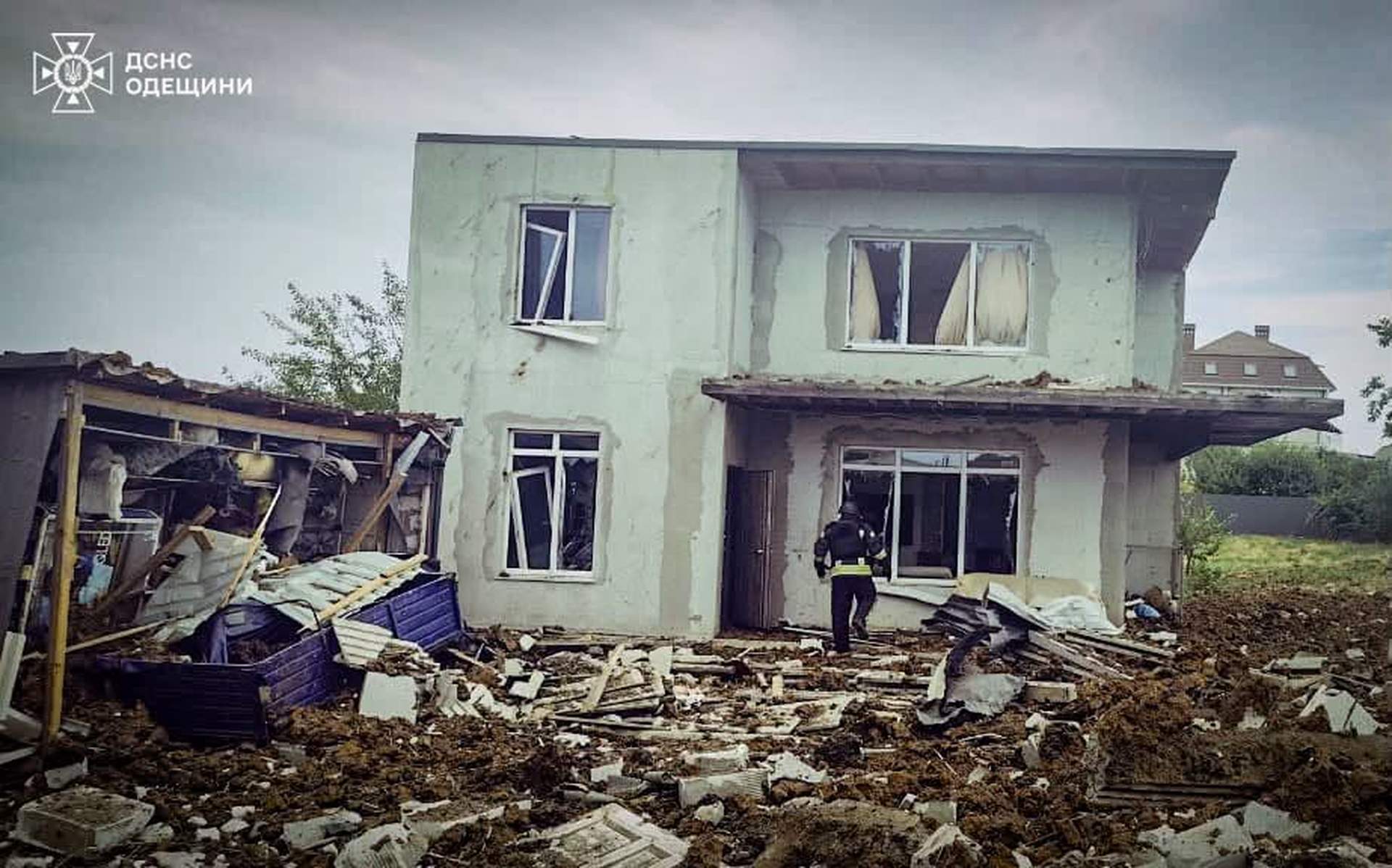 На Одещині ракета поцілила в будинок: постраждала дитина