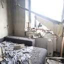 Наслідки влучання дрону в багатоповерхівку в Одесі у світлинах Інтента