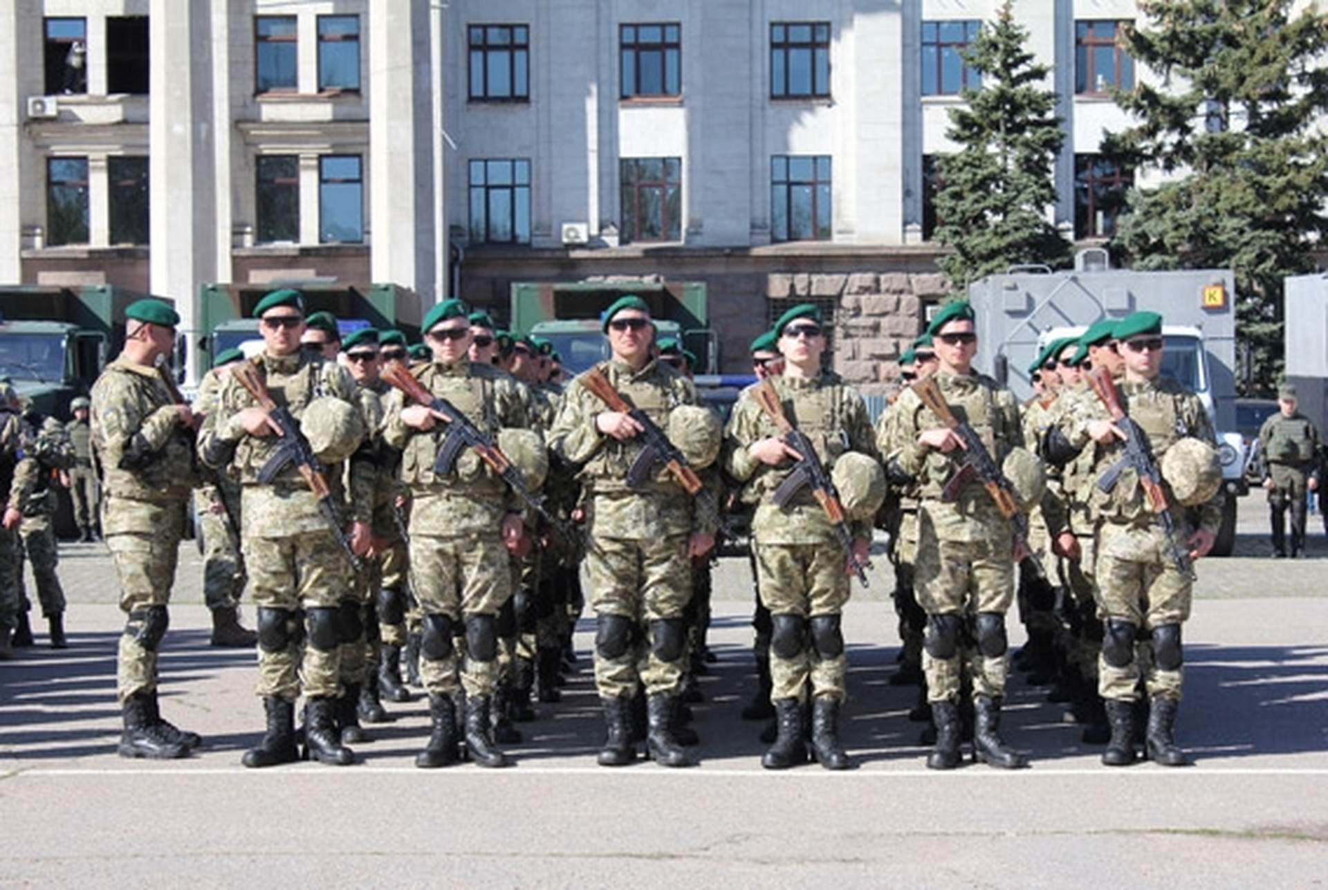 Как в Одессе прошел строевой смотр в преддверии мая