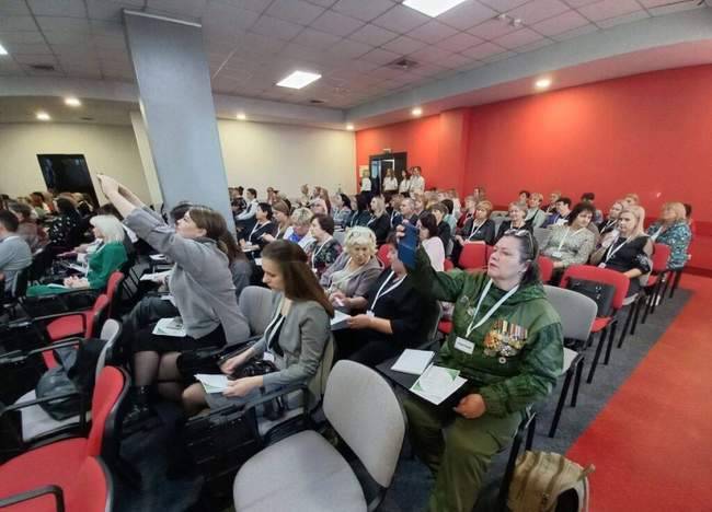 Photos from the propaganda event: Voice of Crimea