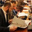 Сессия Одесского городского совета: палатка перед мэрией и "подарок" депутатам