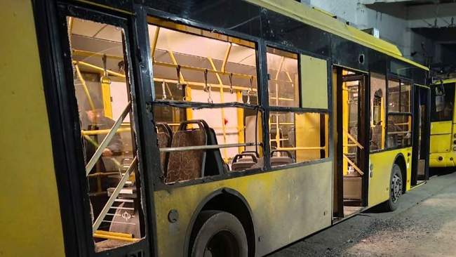 The aftermath of the attack. PHOTO: Kherson Regional State Administration/Facebook