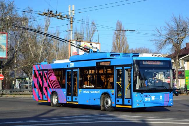 Mykolaiv trolleybus. PHOTO: Wikipedia/Sperum