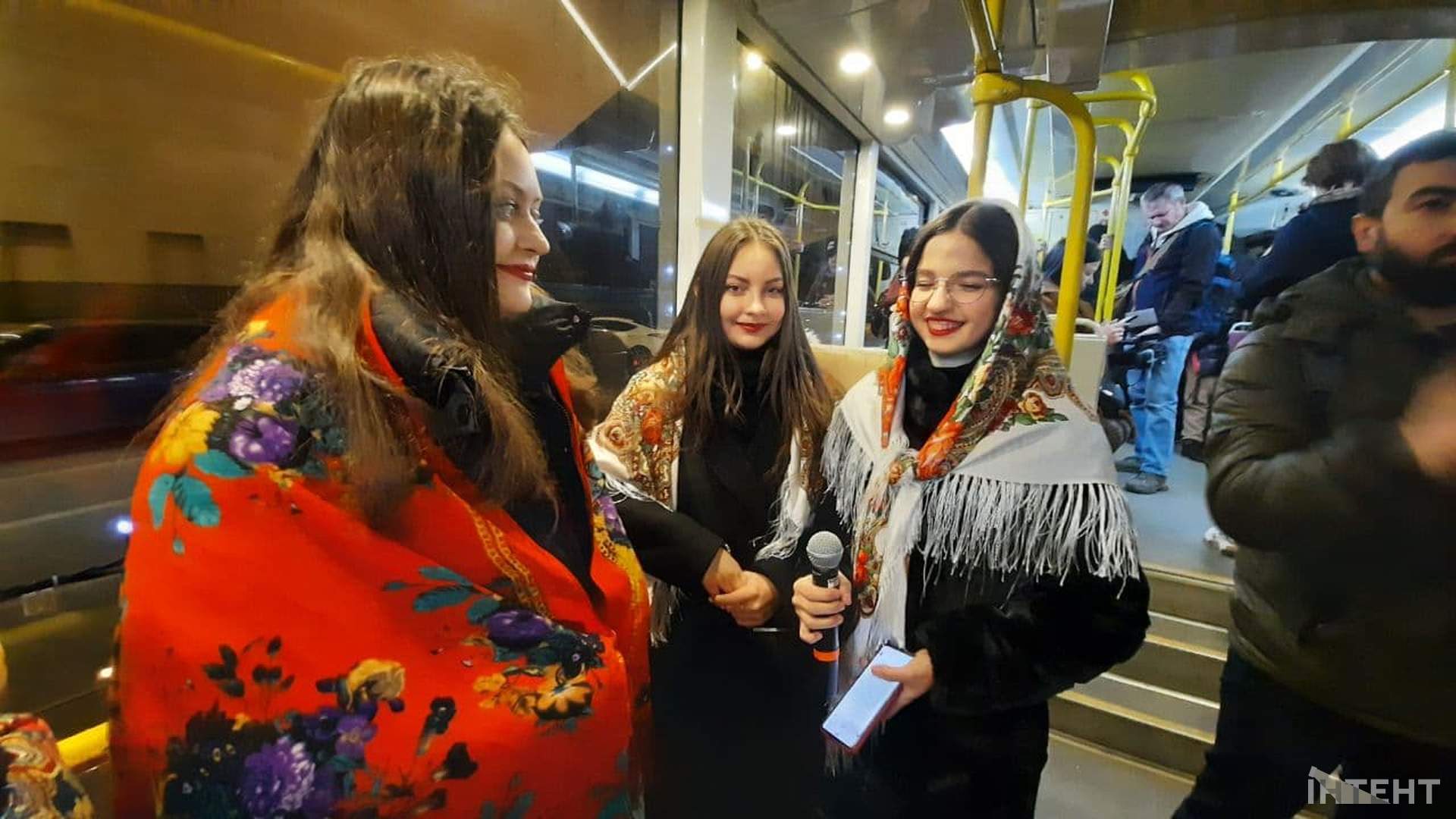 Різдвяний парад трамваїв та електробусів в Одесі