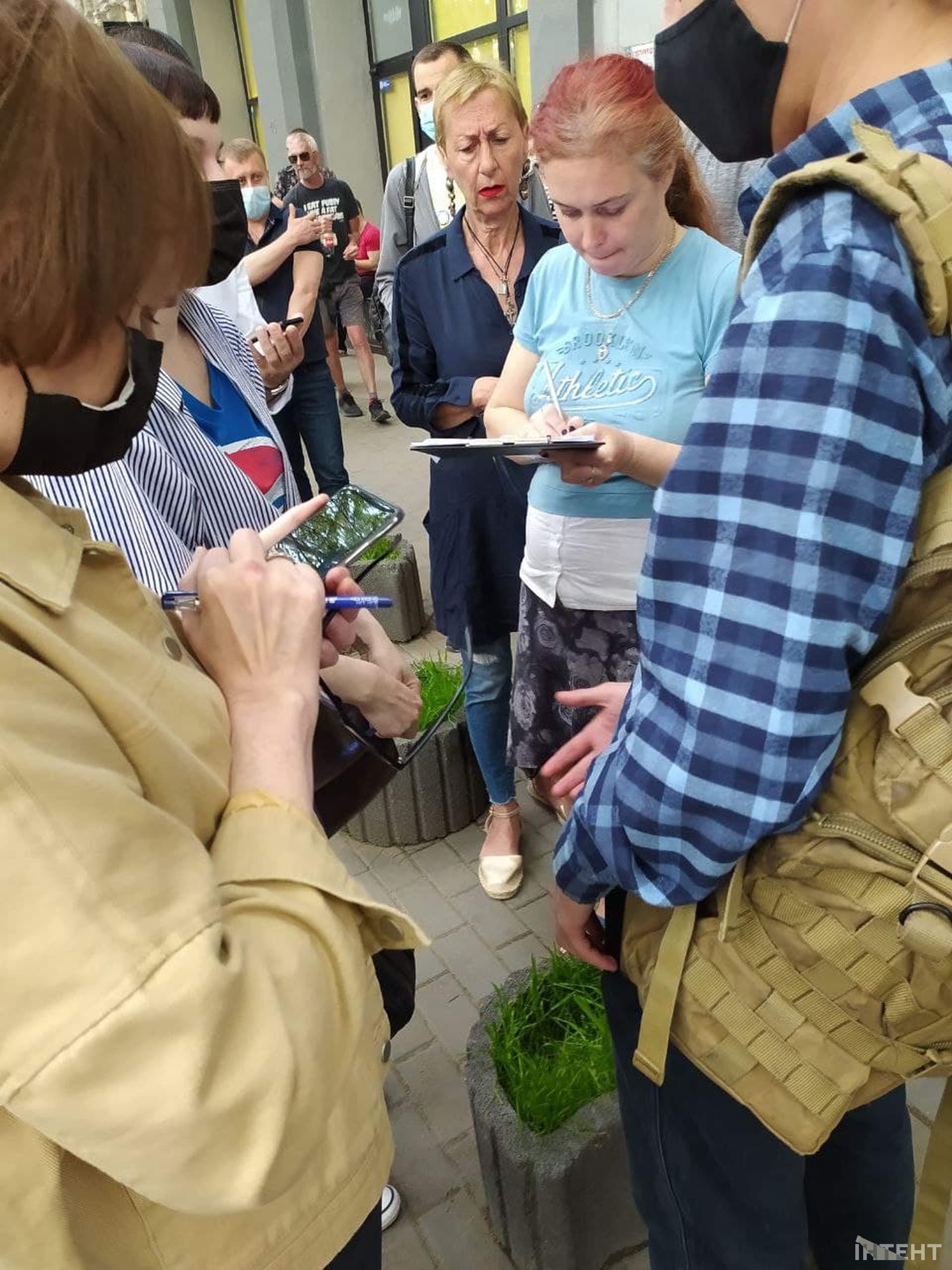 Акція проти руйнування пам'яток архітектури на Рішельєвській