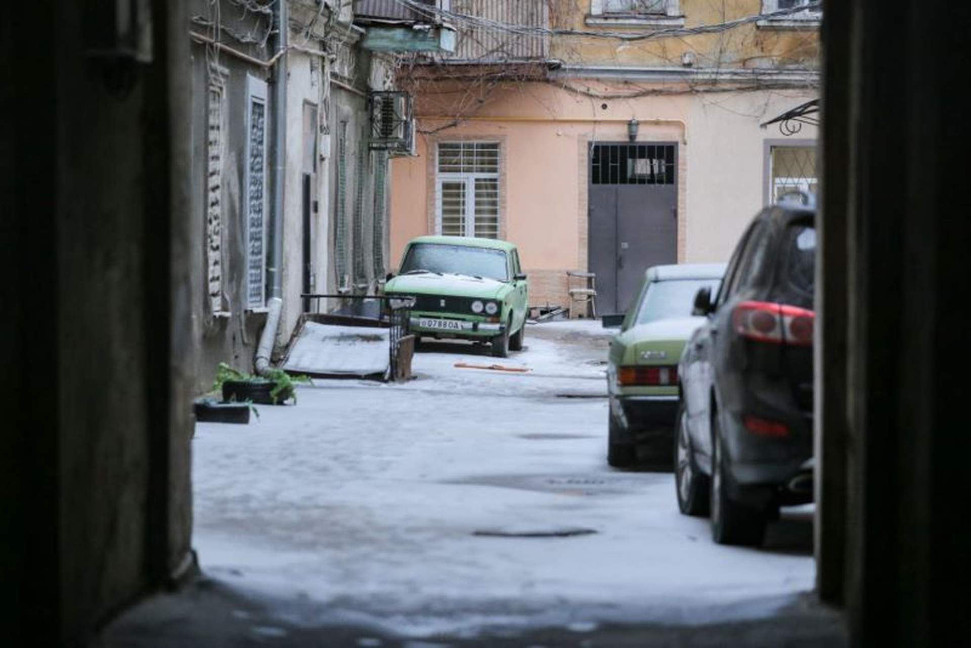 В Одесу завітала зима