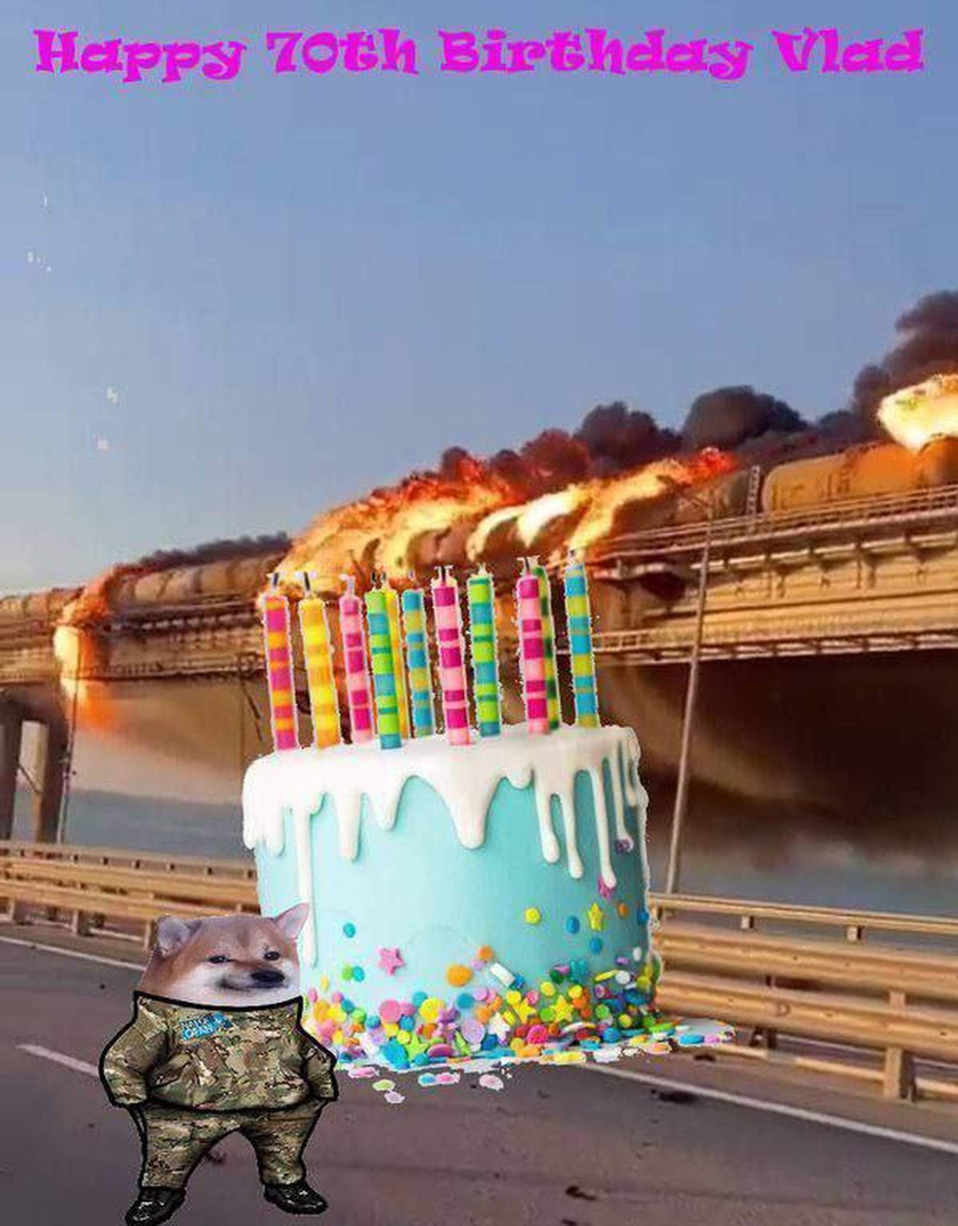 Найсмішніші мемчики про вибух на Кримському мосту, зібрані в соцмережах