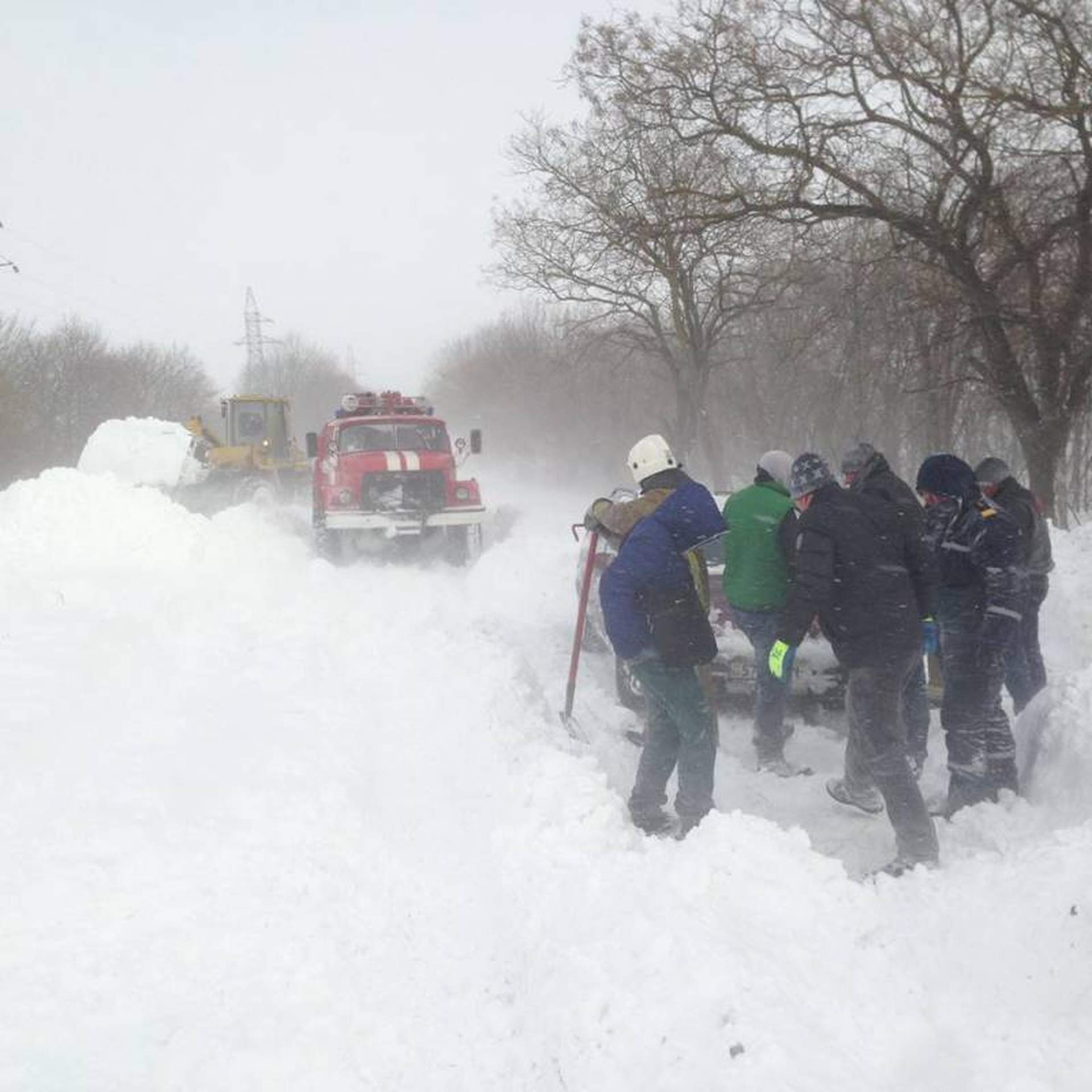 Снегопад в Одессе: январь 2016