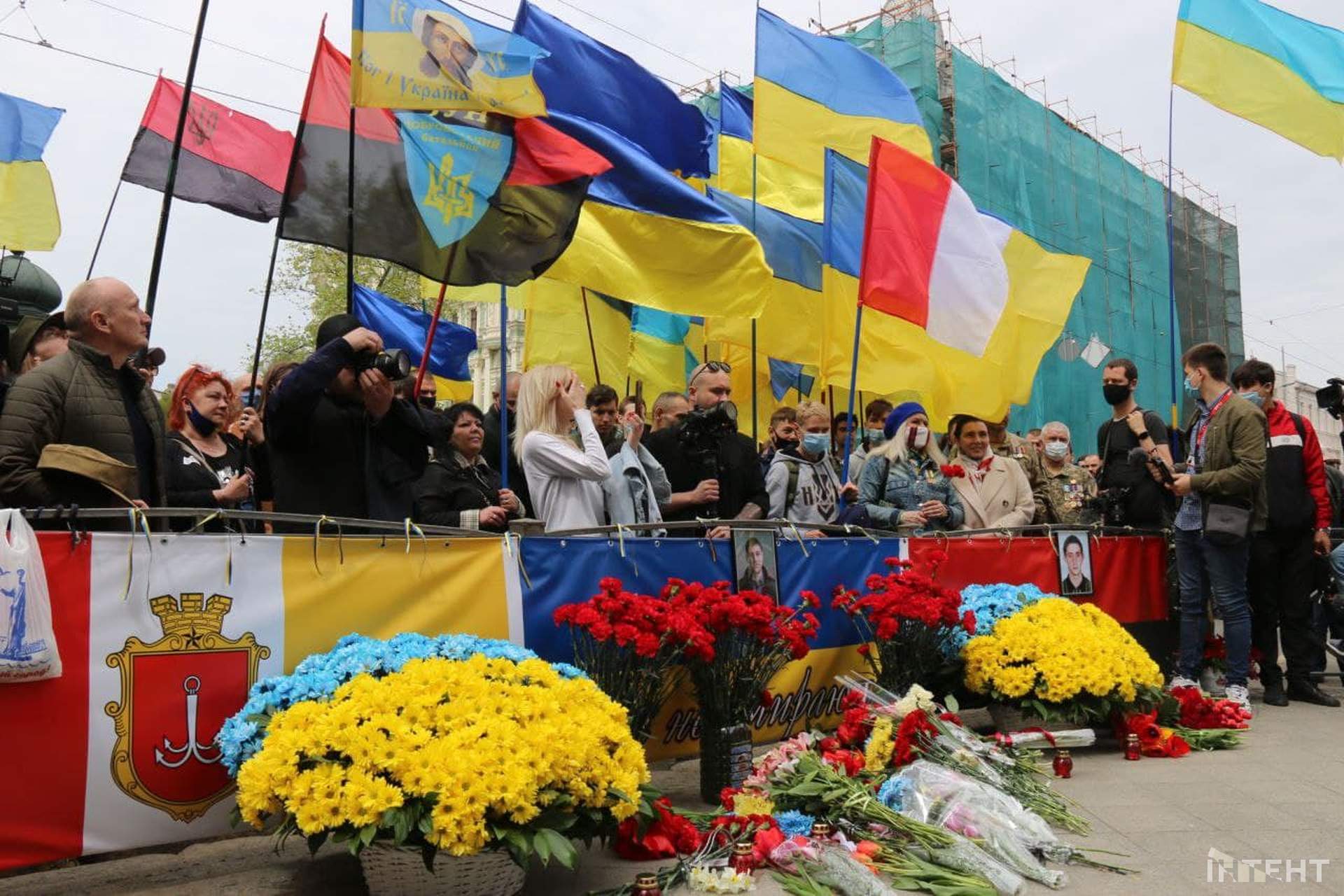 Заходи в центрі Одеси, присвячені подіям 2 травня