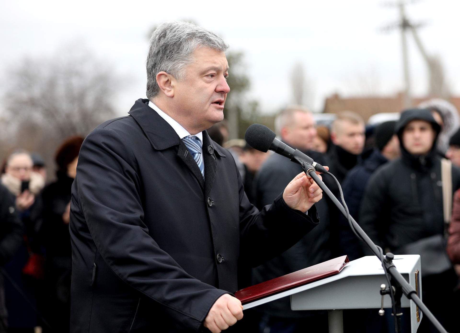 Открытие отремонтированной трассы «Одесса-Рени» при участии Петра Порошенко