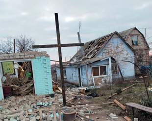 Оккупанты разбомбили храм в Херсонской области