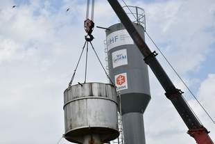Відновлення водопостачання на Миколаївщині: в лікарні встановили нову водонапірну башту