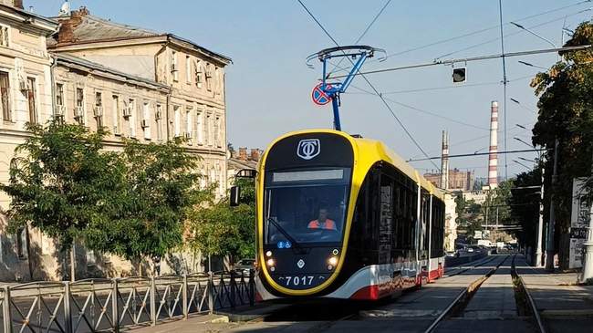 Одесский трамвай. ФОТО: страница в facebook КП "Одесгорэлектротранс"