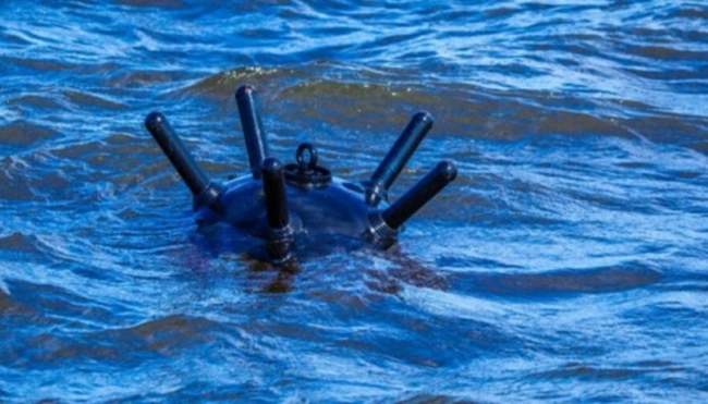 A sea mine. PHOTO: Ukrinform