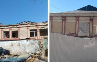 An architectural monument damaged by shelling in Mykolaiv was preserved for restoration