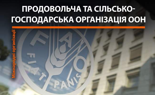 Міжнародні організації: Продовольча та сільськогосподарська організація ООН