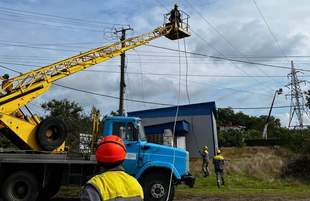 Power supply disrupted by attack restored in Chornomorsk