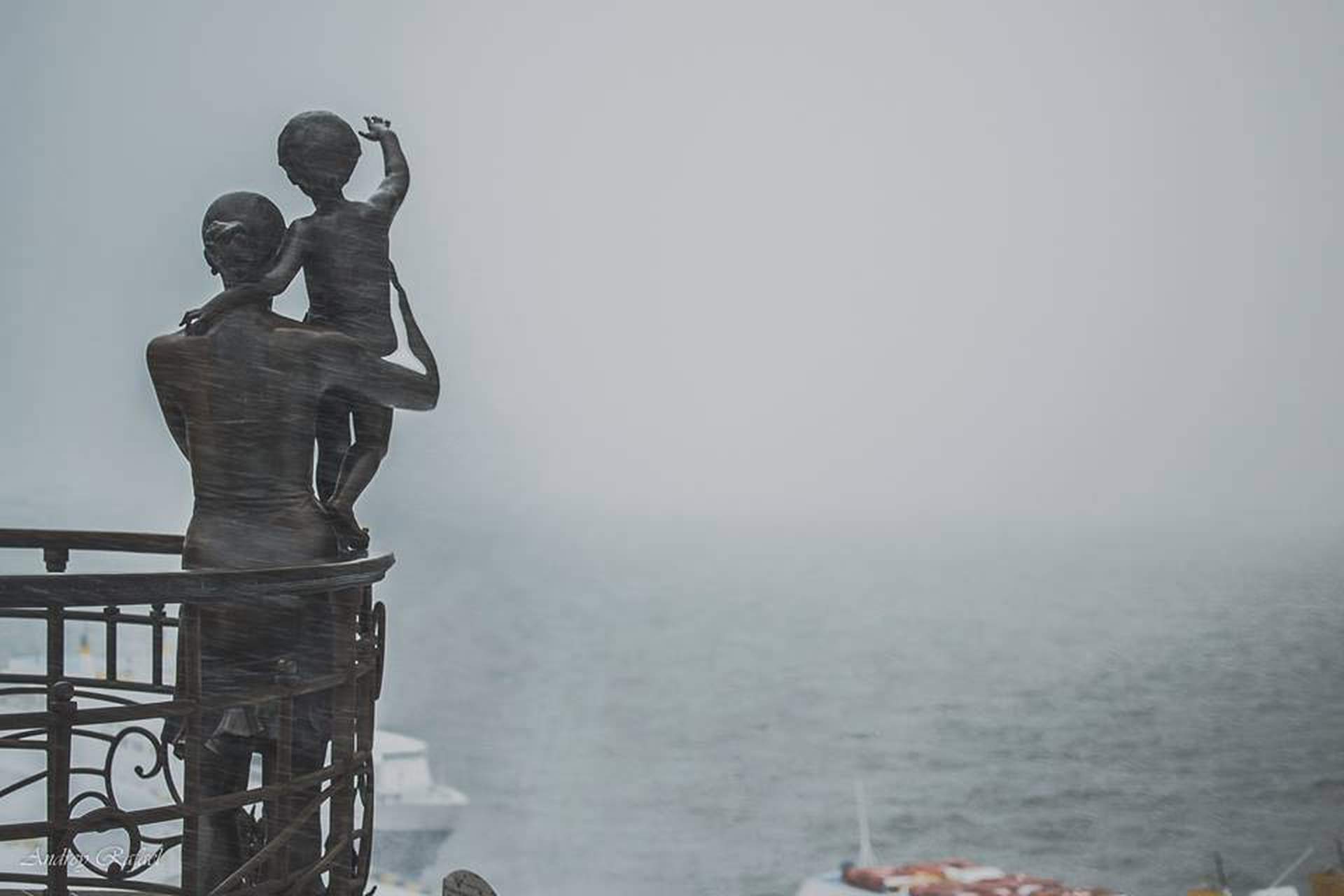 Снегопад в Одессе: январь 2016