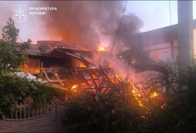 The shelling of Kherson on August 27. PHOTOS: Prosecutor's Office