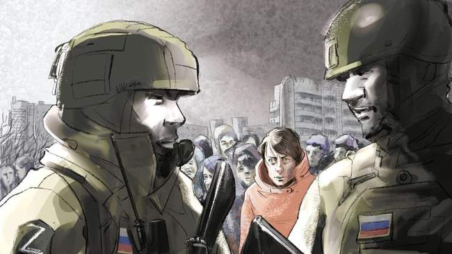 Российские военные. ИЛЛЮСТРАЦИЯ: Яна Тарасова