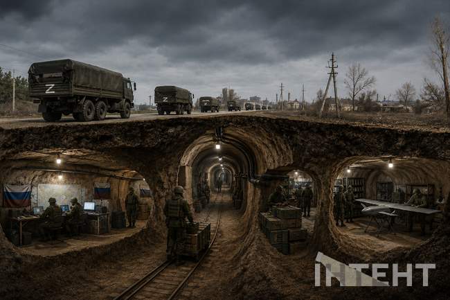Підземні тунелі окупантів