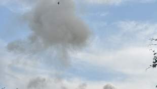 A combat drone crashed and exploded near the border in Moldova