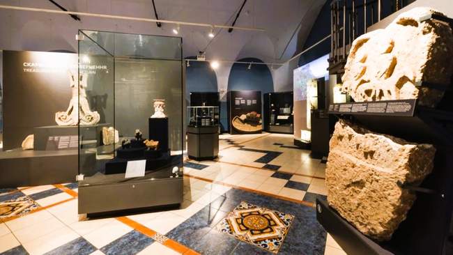 Виставка скіфського золота. ФОТО: president.gov.ua