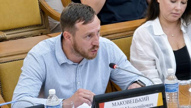 Андрій Маковецький. СКРИНШОТ: omr.gov.ua/youtube