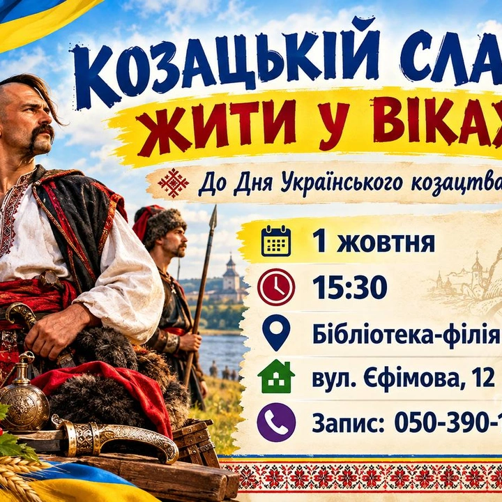 КОЗАЦЬКІЙ СЛАВІ ЖИТИ У ВІКАХ»