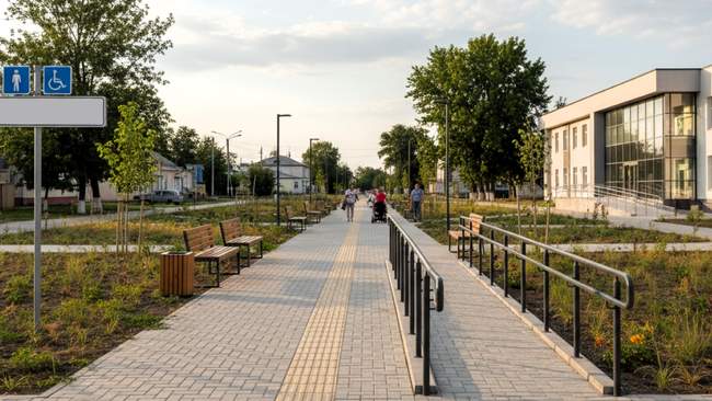 A project of a barrier-free route. ILLUSTRATION: DREAM