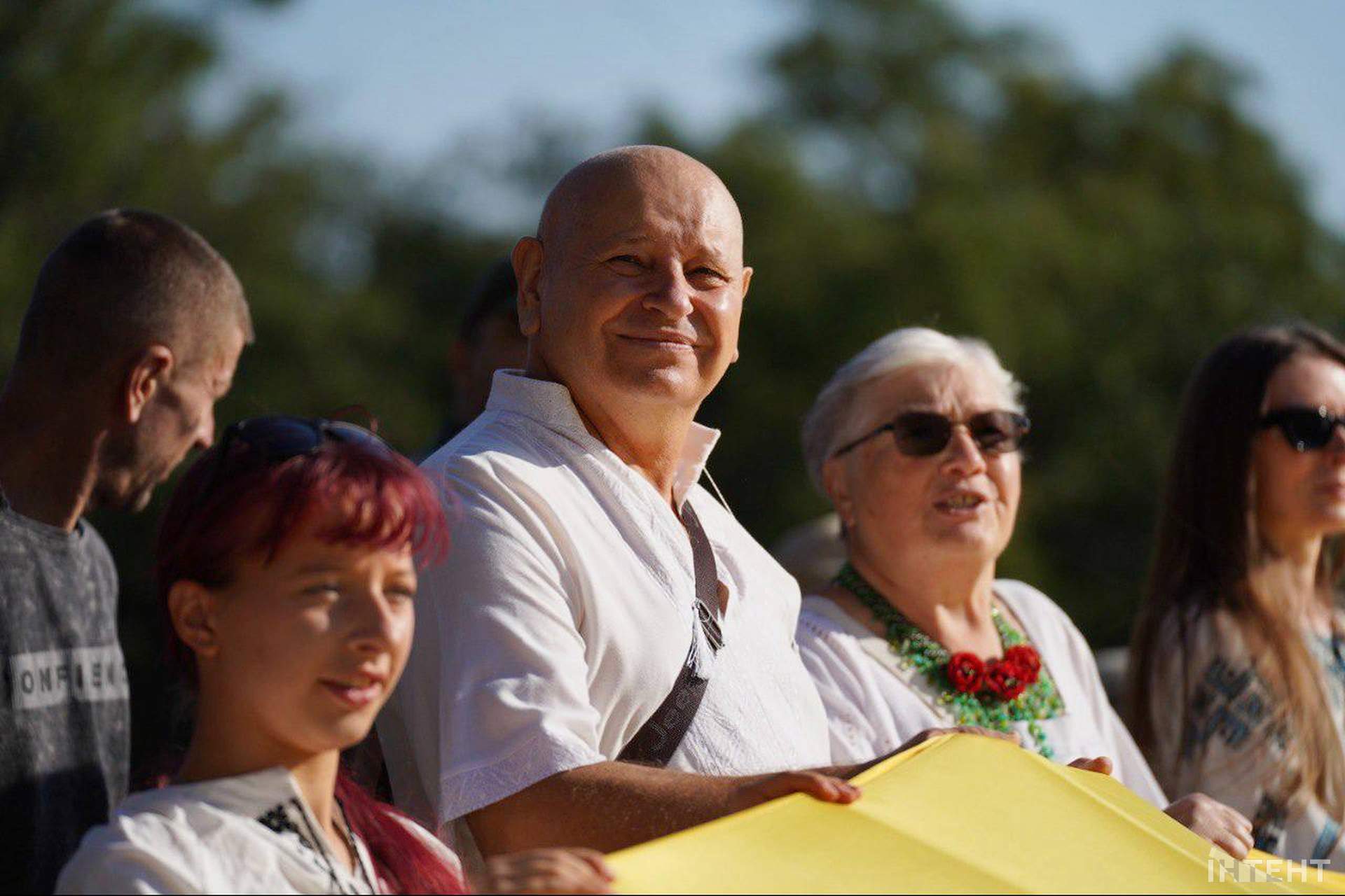 В Одесі розгорнули 34-метровий прапор України до Дня Незалежності