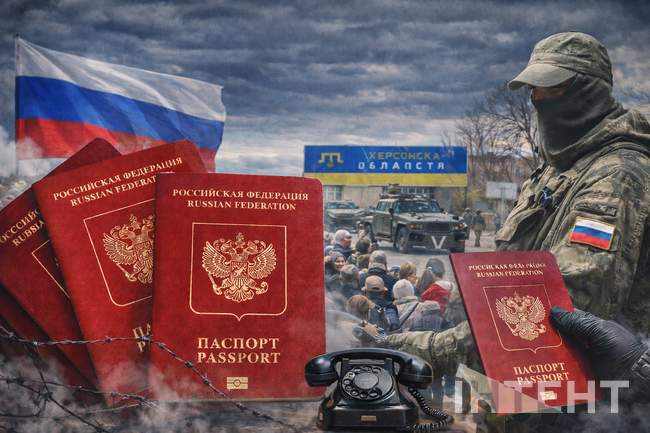 российские паспорта для жителей Херсонщины