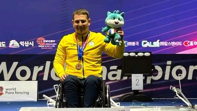 Парафехтовальщик Дмитрий Сереженко. ФОТО: Николаевский инваспорт