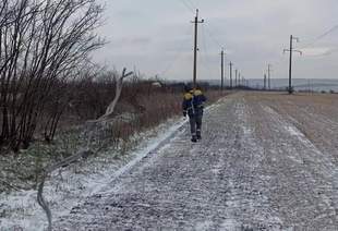 Chornomorsk and part of Odesa were cut off due to the accident