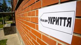 Children could not get to a shelter during an air strike in Mykolaiv
