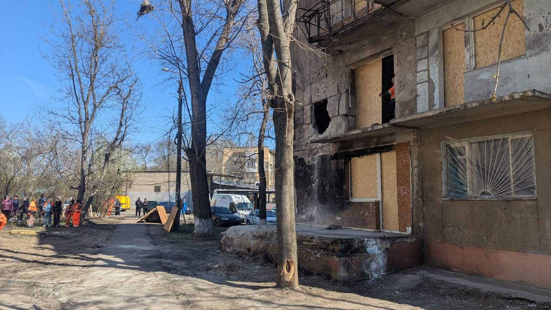 В Одесі через російську атаку горіла п'ятиповерхівка