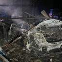 Внаслідок російської атаки в Одесі вночі згоріли 20 авто