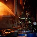 На Одещині пожежу після російської атаки гасили за допомогою потяга