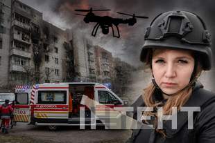 In Kherson, a drone struck a house where a journalist was staying