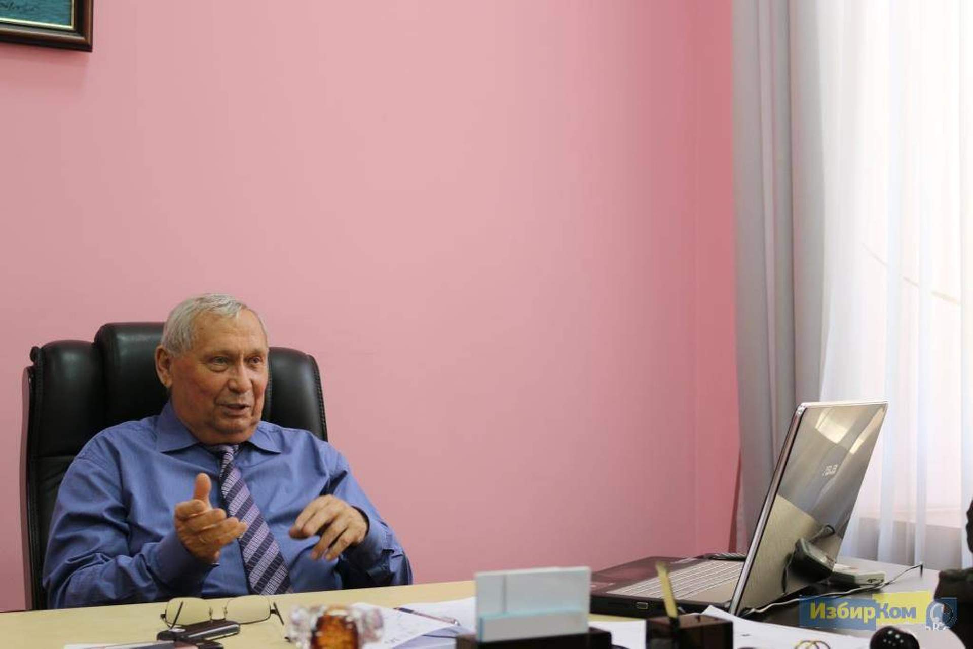 Кабинет почетного президента Одесского порта Николая Павлюка
