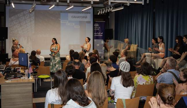 Screening of the movie. PHOTOS: America House Odesa