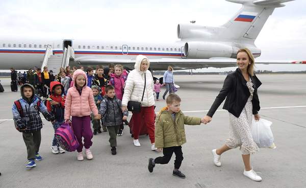 lvova-Belova brought orphans from Ukraine to Russia for adoption. Photo: rosmedia
