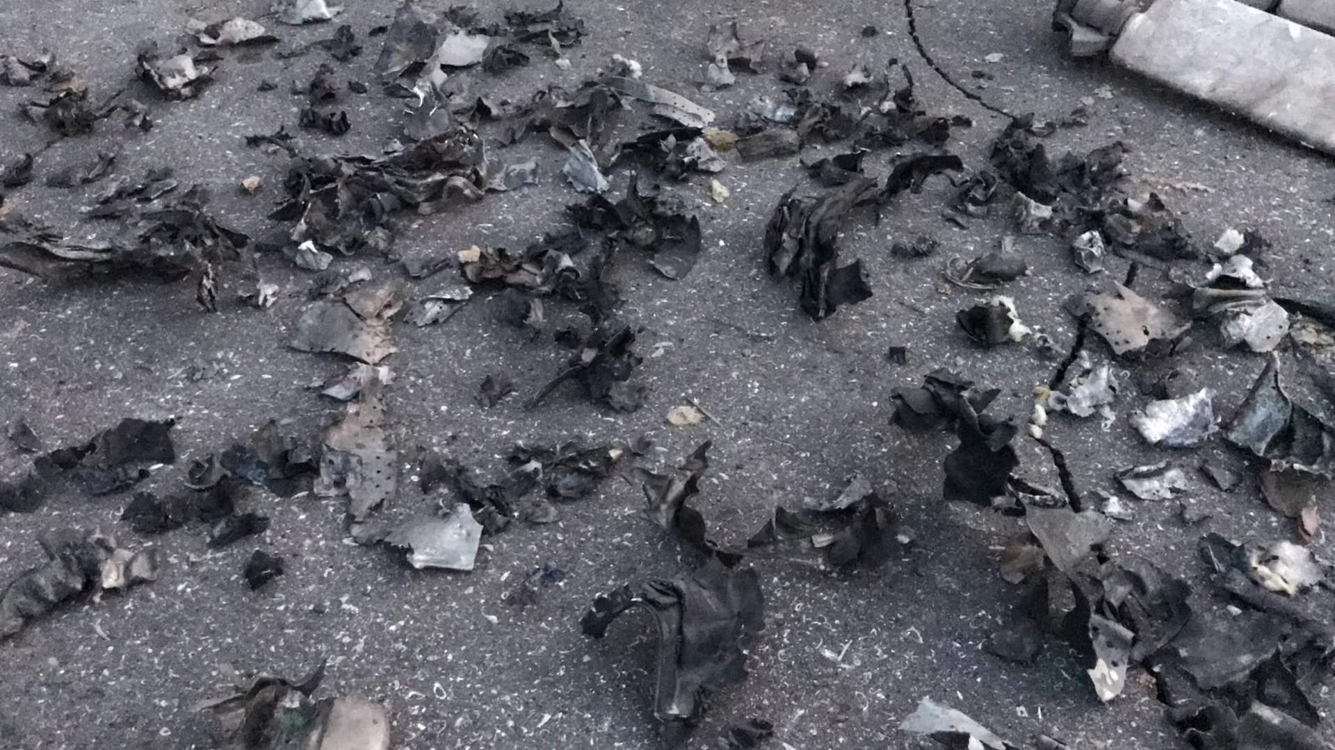 Наслідки ракетного удару по промисловому підприємству на Одещині