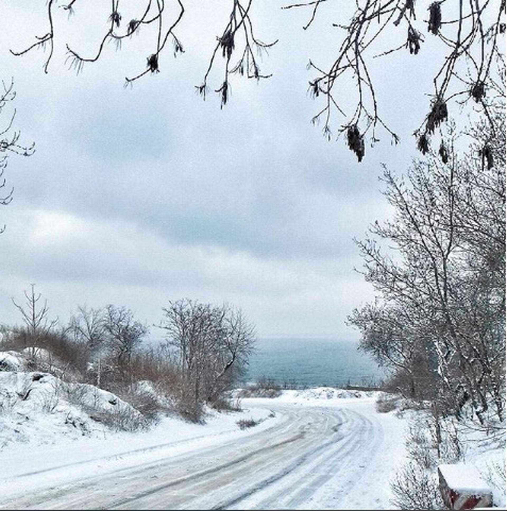 Снегопад в Одессе