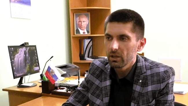 Serhii Khvostov, a collaborator from Kherson region. PHOTO: vinnychany.info